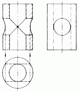 Zylinderdurchdringung - Bohrungen mit gleichem Durchmesser